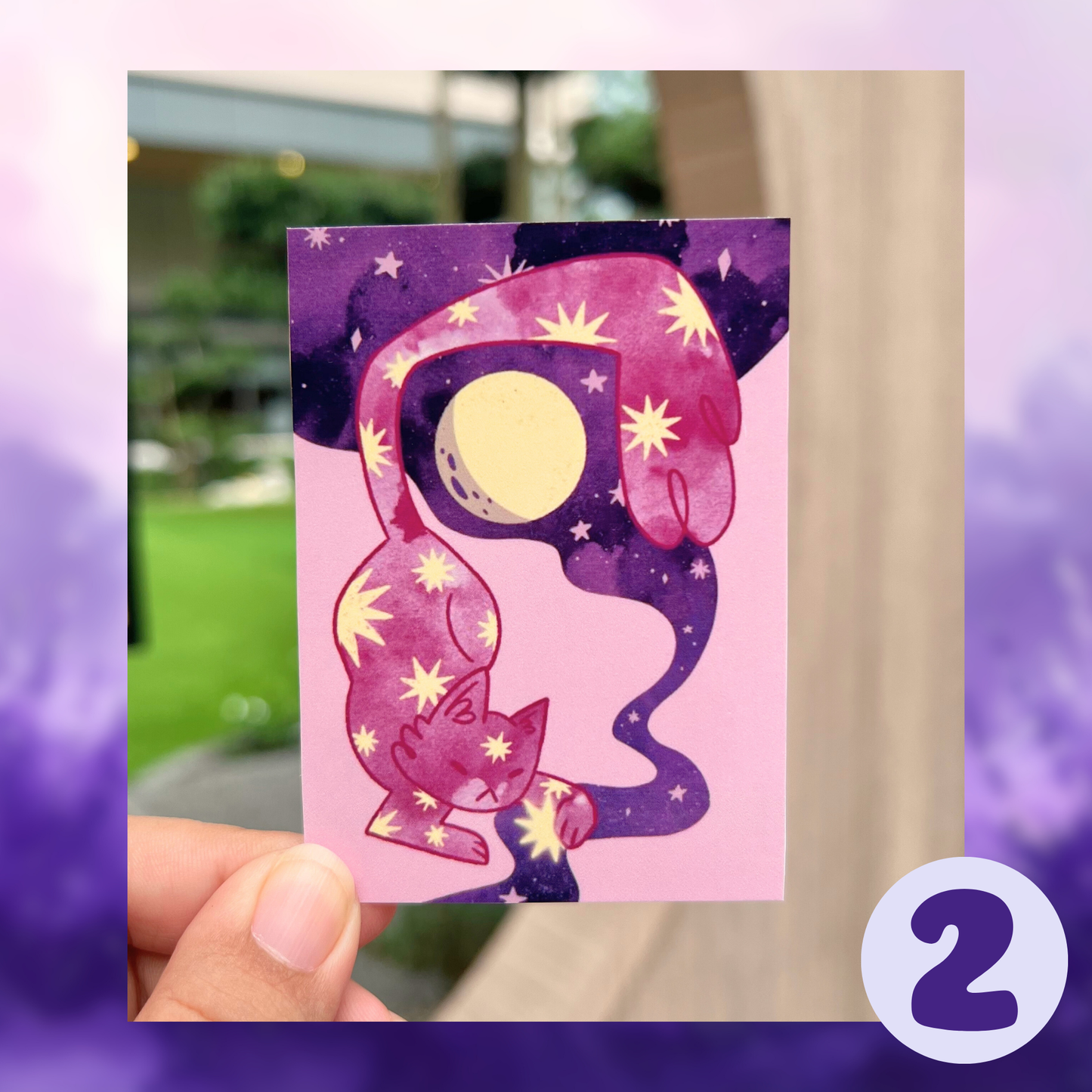 Moon & Stars - ACEO Open Edition Prints