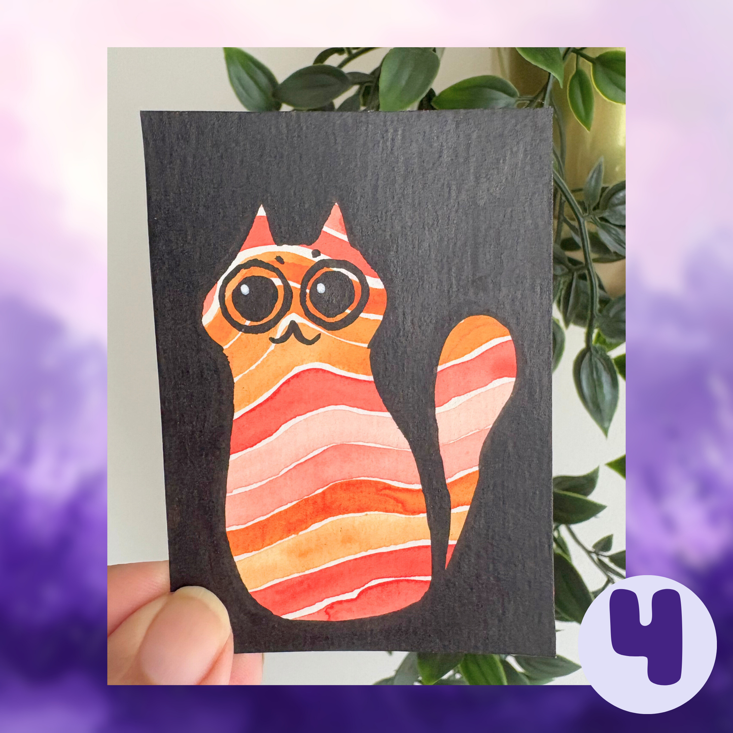 ACEO ORIGINALS - Red Zen Collection