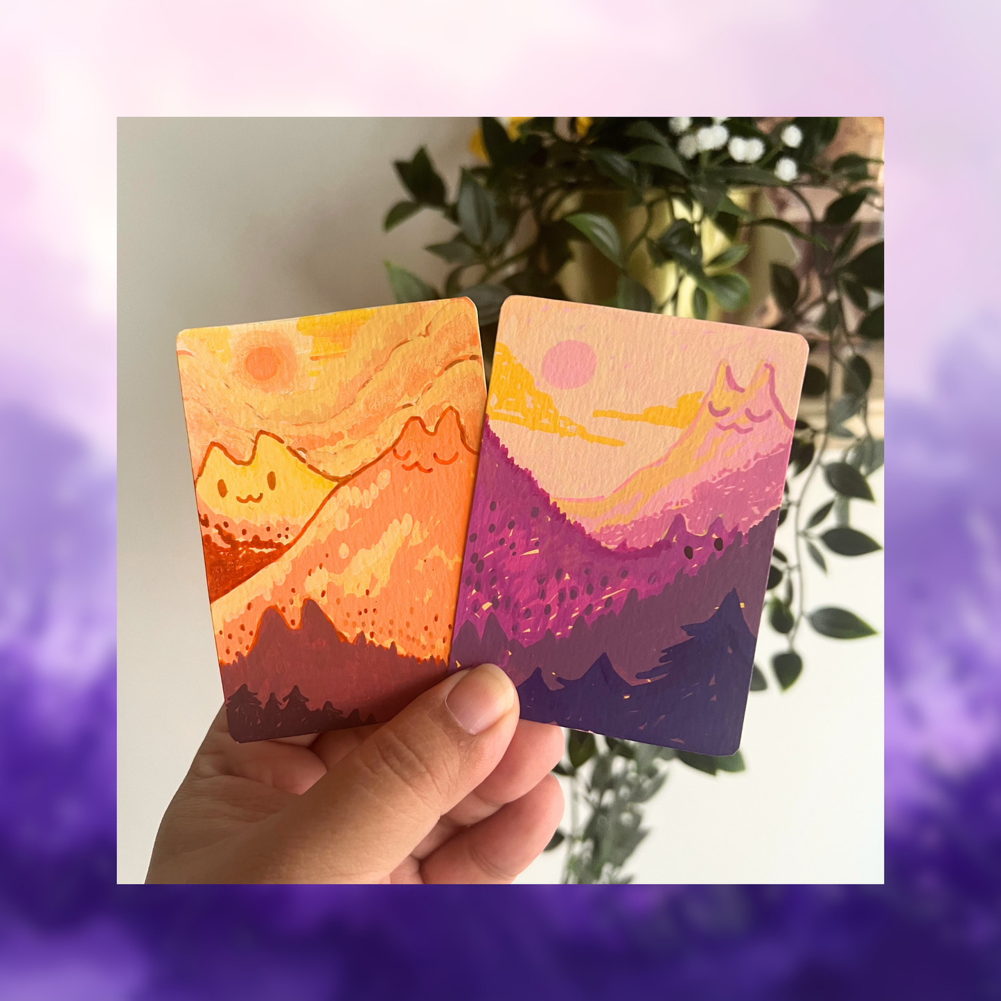 ACEO ORIGINALS - Meowntains Collection