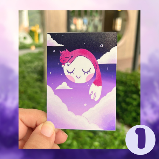 Moon & Stars - ACEO Open Edition Prints