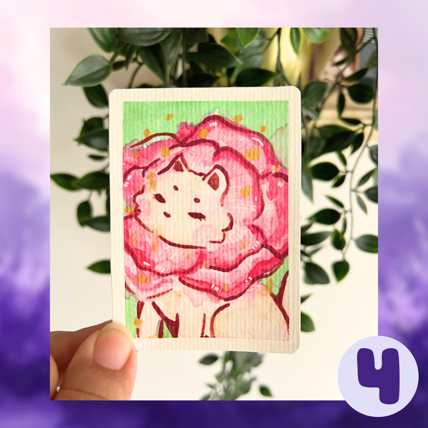 ACEO ORIGINALS - Cats & Sparkles Collection