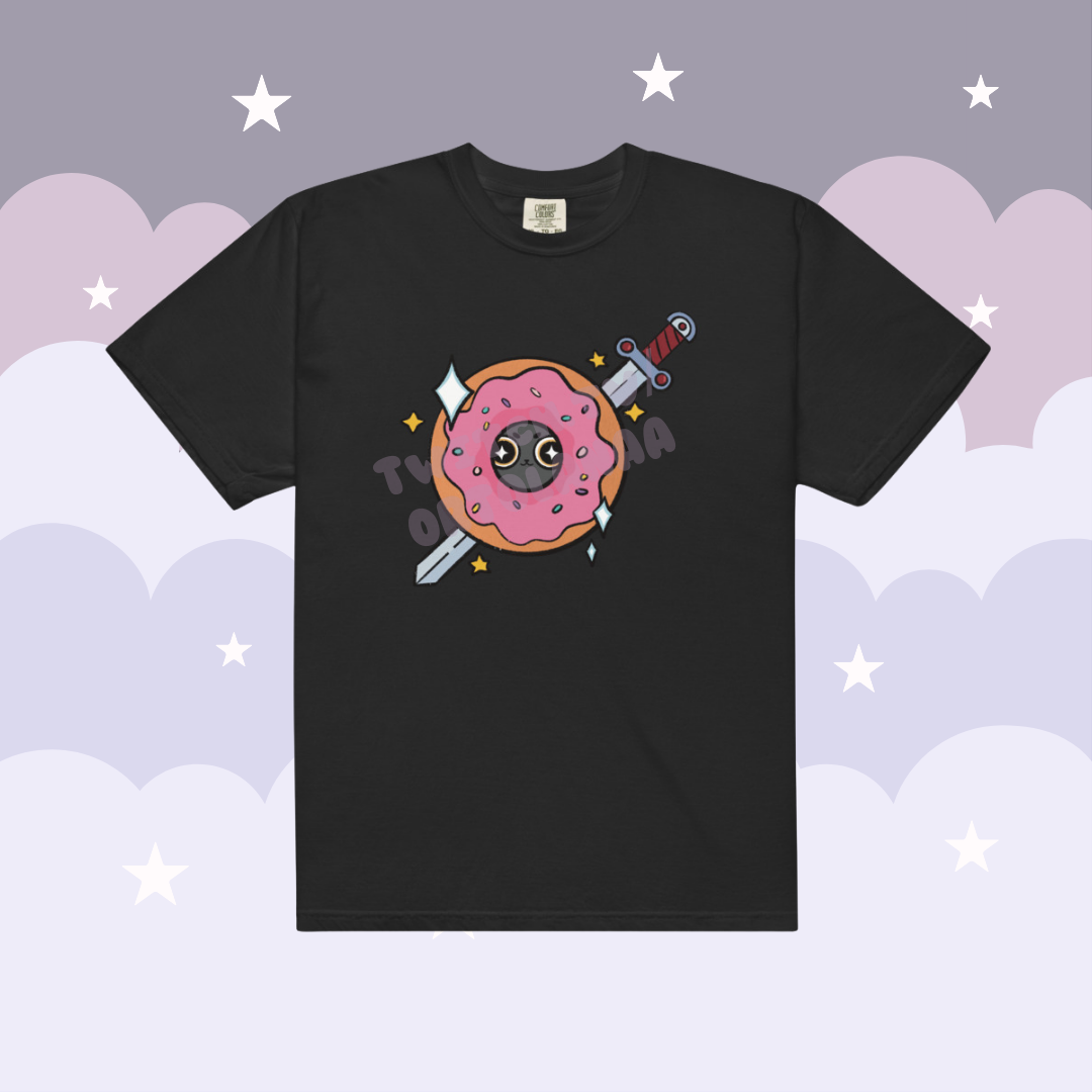 Donut Warrior Unisex Heavyweight T-shirt