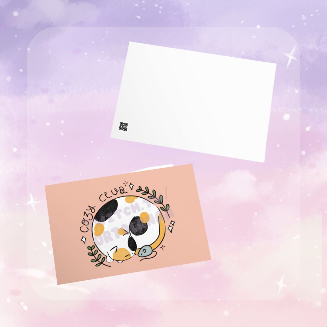 Cozy Club Postcard