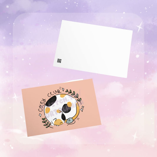 Cozy Club Postcard