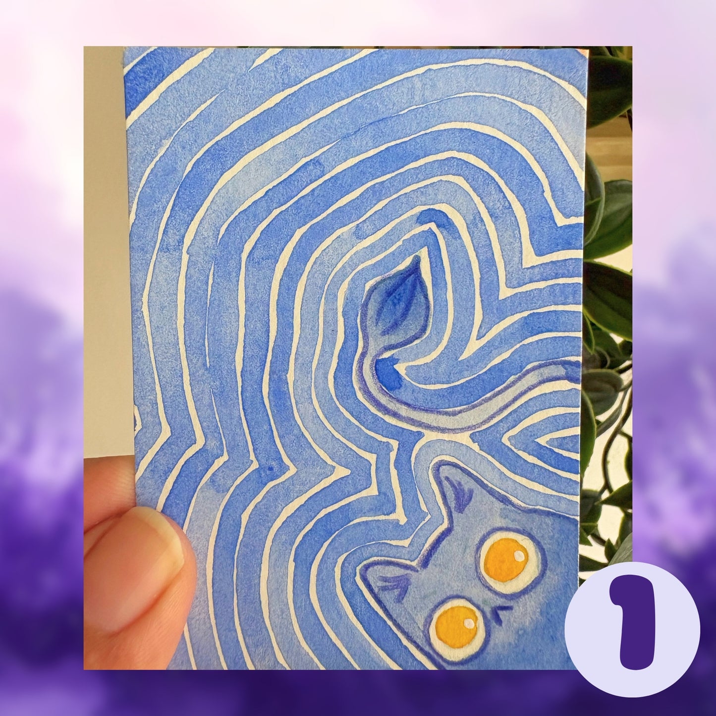 ACEO ORIGINALS - Blue Zen Collection