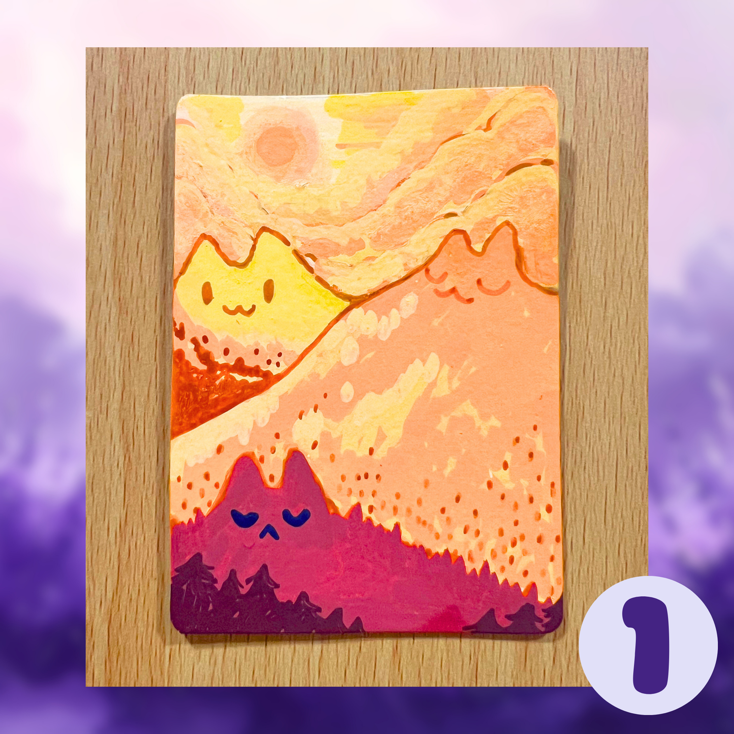 ACEO ORIGINALS - Meowntains Collection