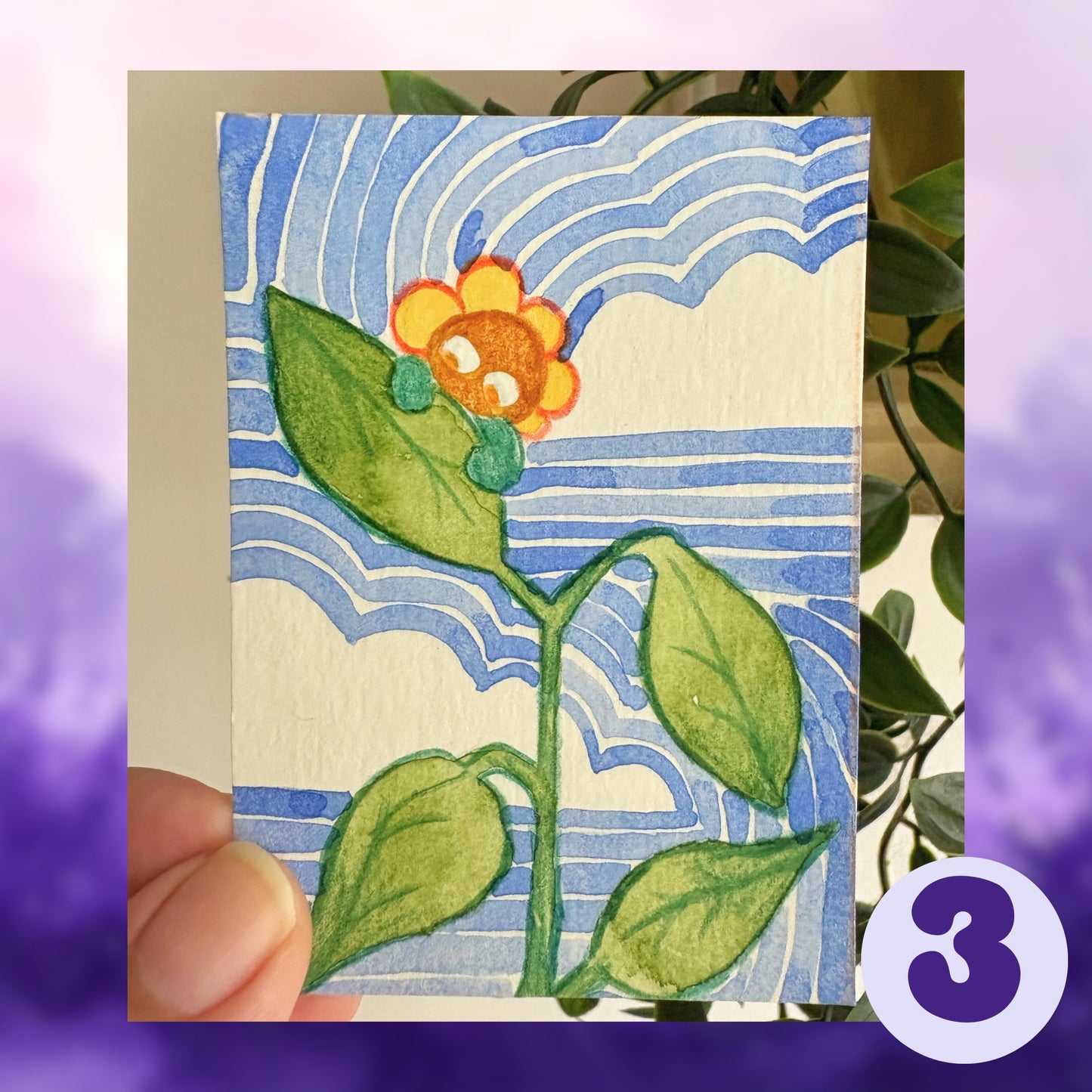 ACEO ORIGINALS - Blue Zen Collection