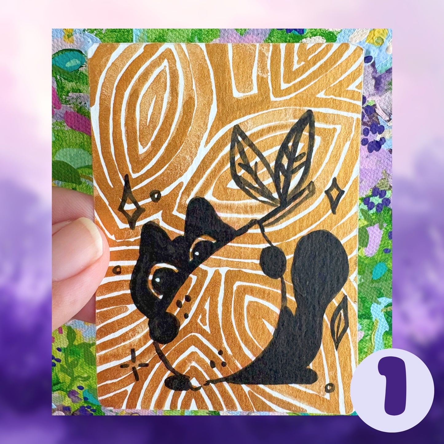 ACEO ORIGINALS - Gold Collection