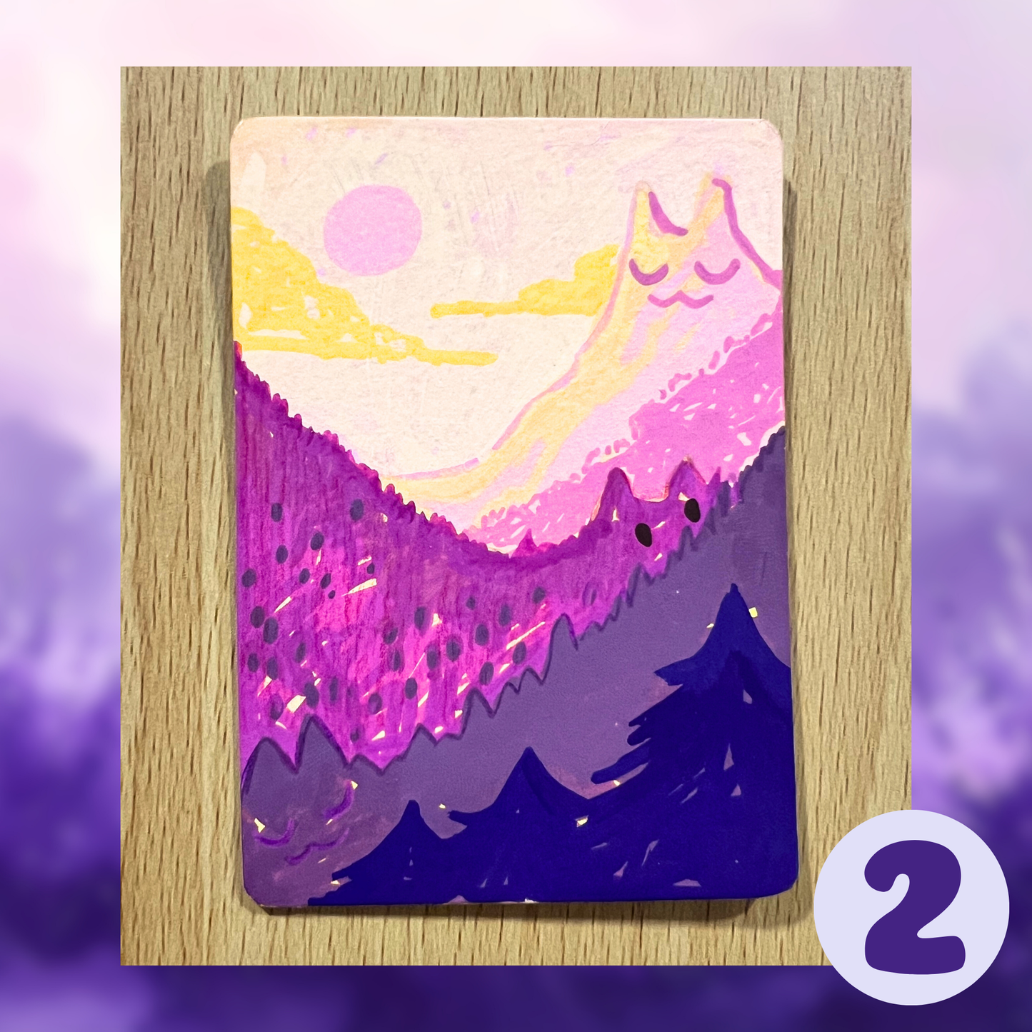 ACEO ORIGINALS - Meowntains Collection