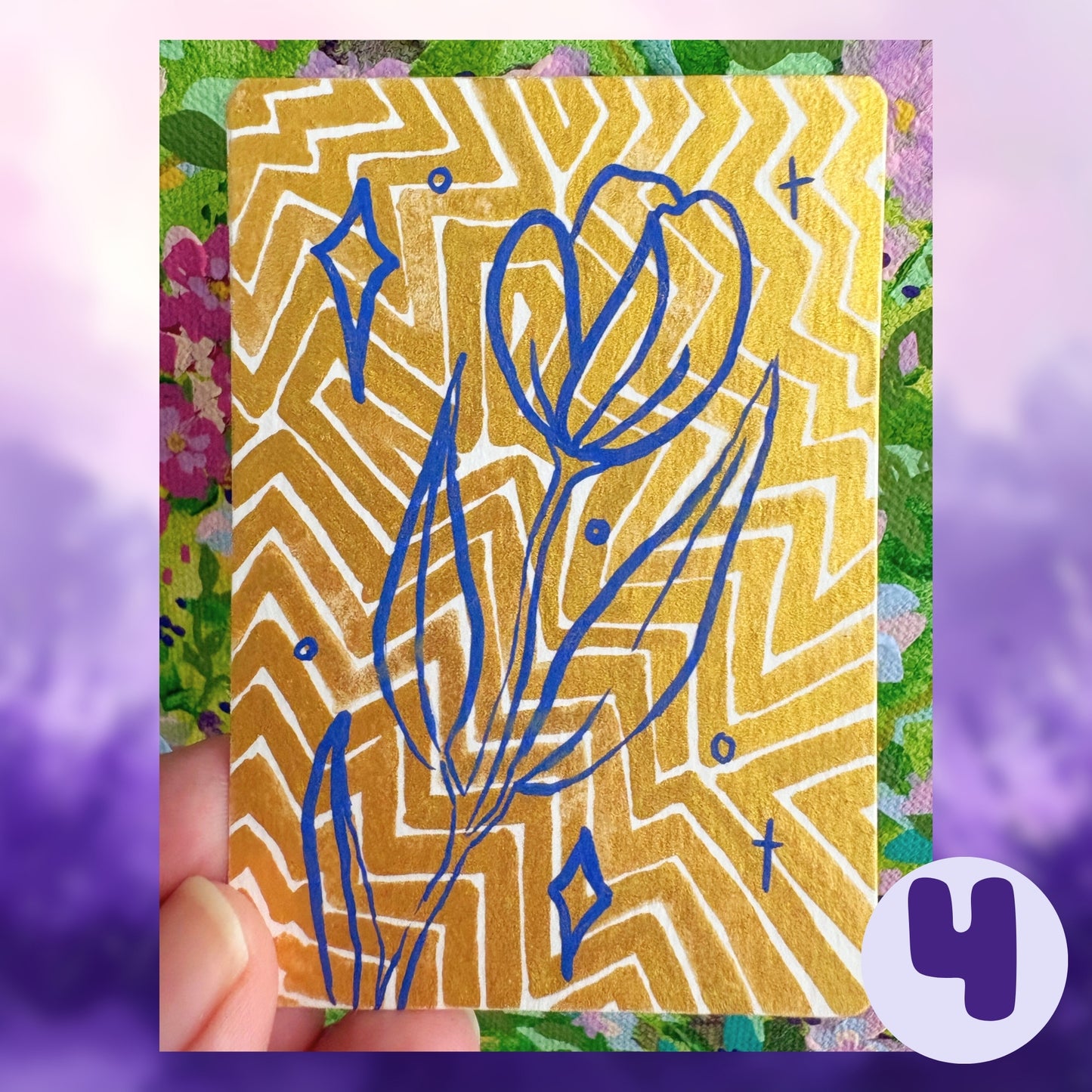 ACEO ORIGINALS - Gold Collection