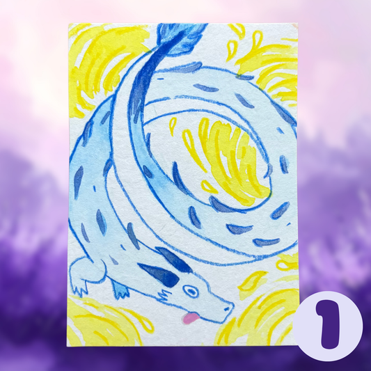ACEO ORIGINALS - Silly Dragons Collection