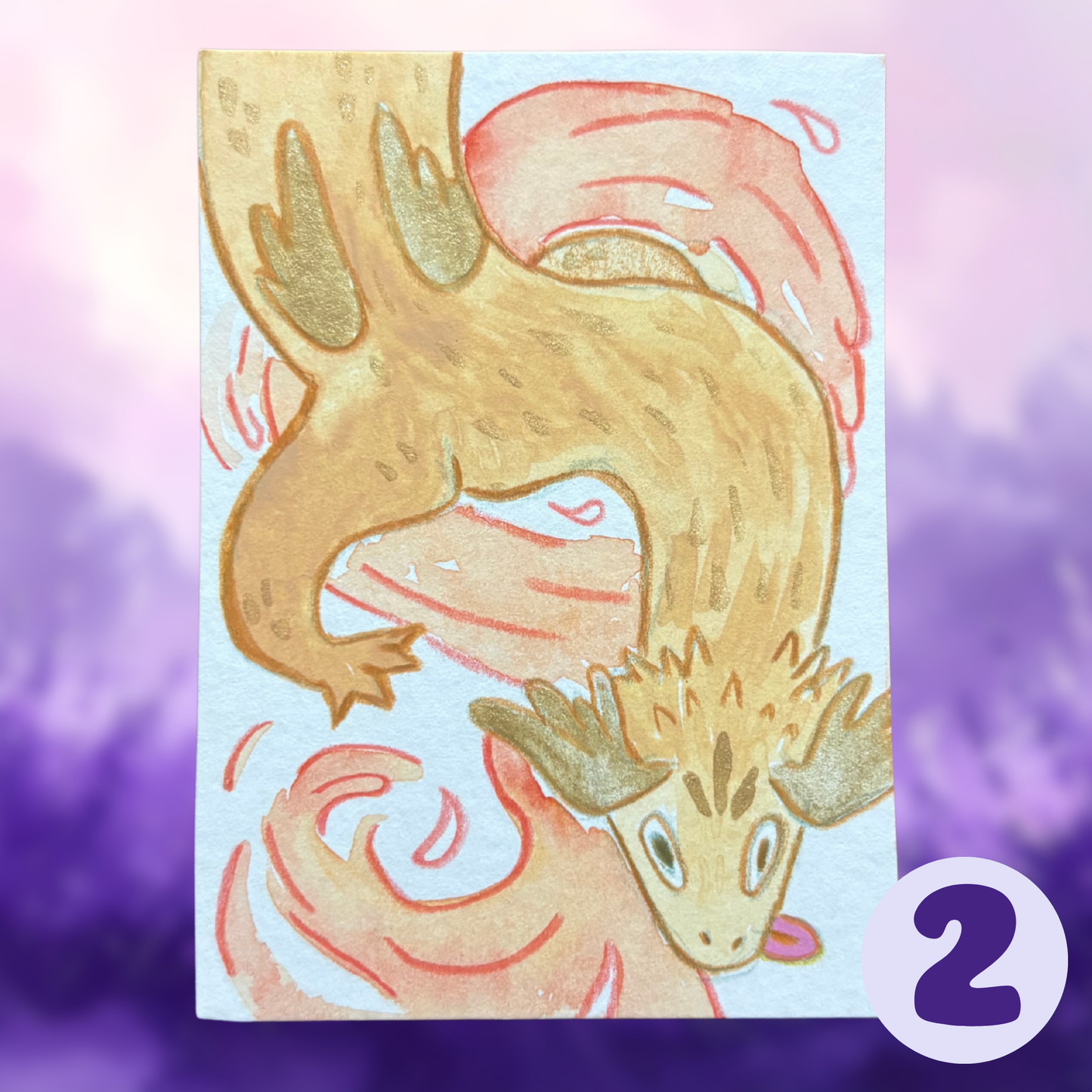 ACEO ORIGINALS - Silly Dragons Collection