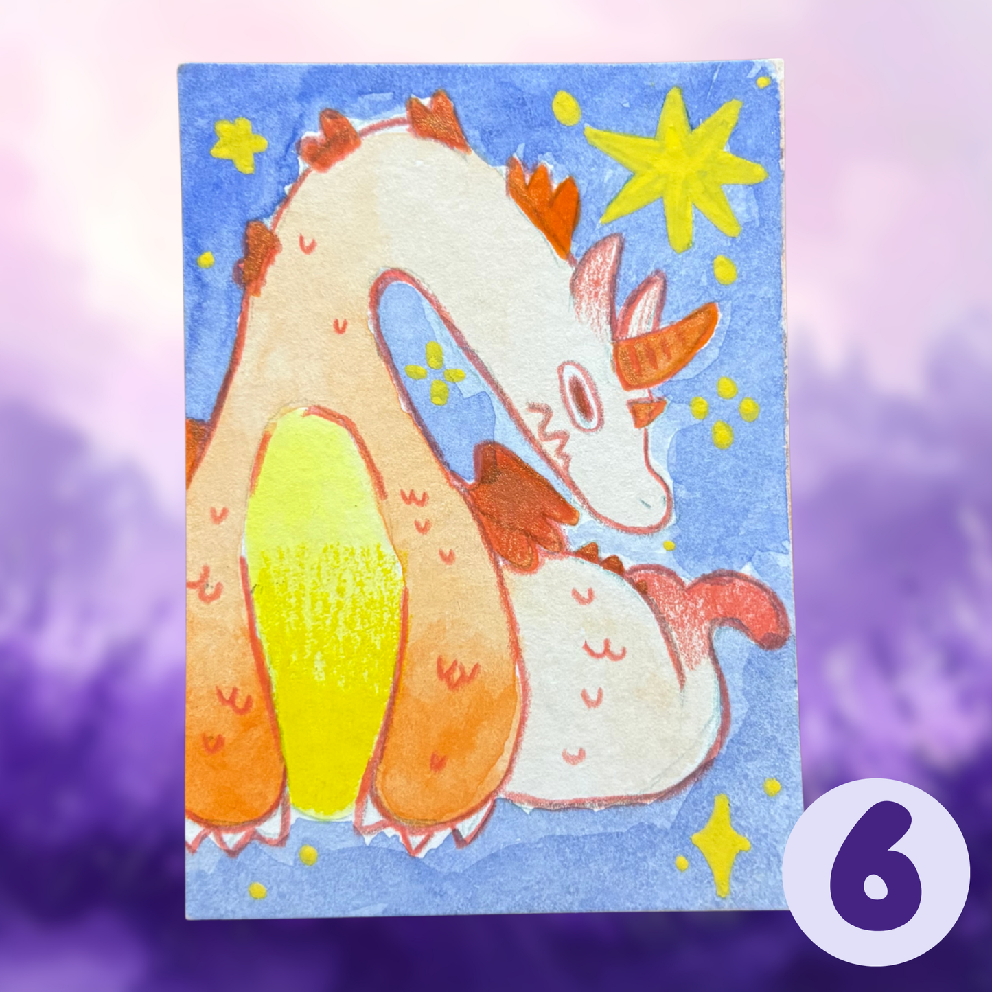ACEO ORIGINALS - Silly Dragons Collection