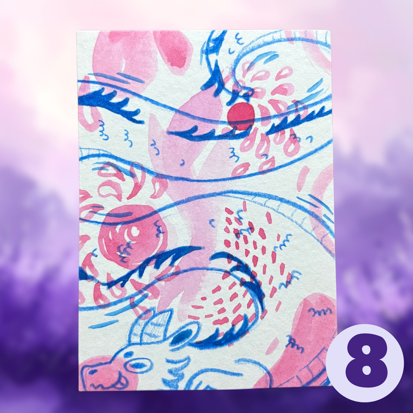 ACEO ORIGINALS - Silly Dragons Collection