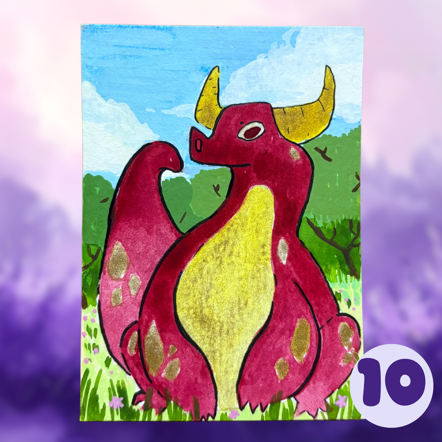 ACEO ORIGINALS - Silly Dragons Collection