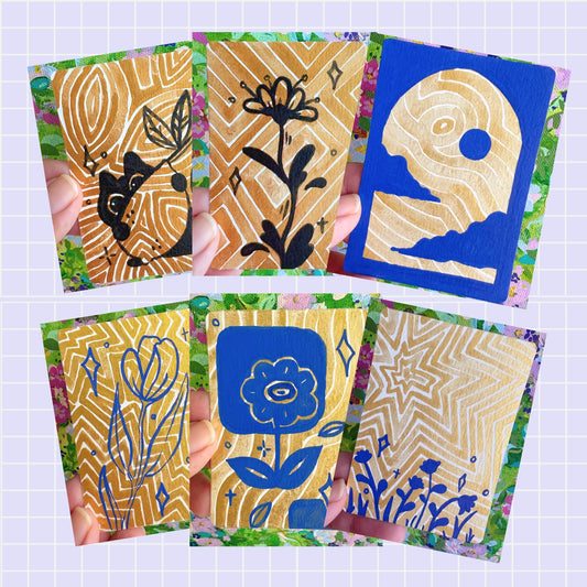 ACEO ORIGINALS - Gold Collection