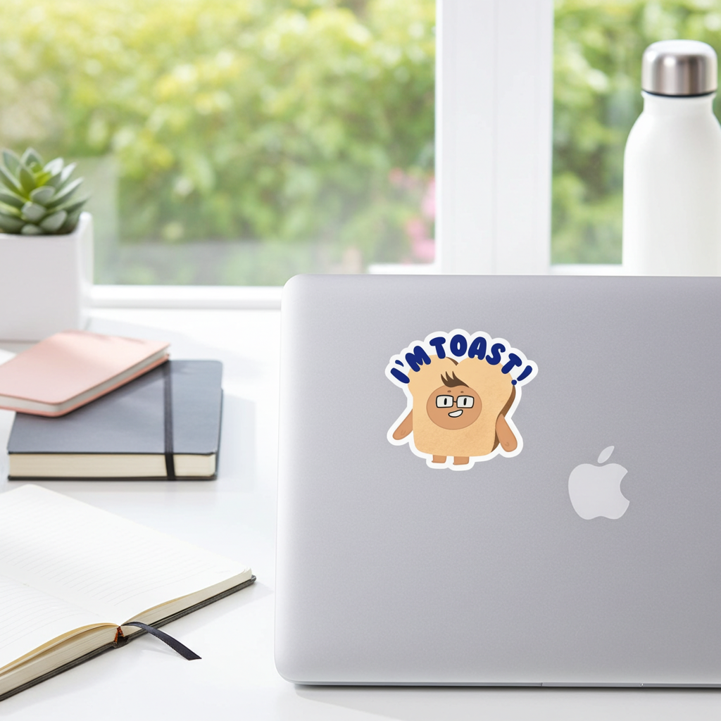 I'm Toast! Sticker