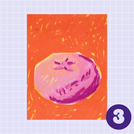 ACEO ORIGINALS - Persimmon Collection - “Mon”