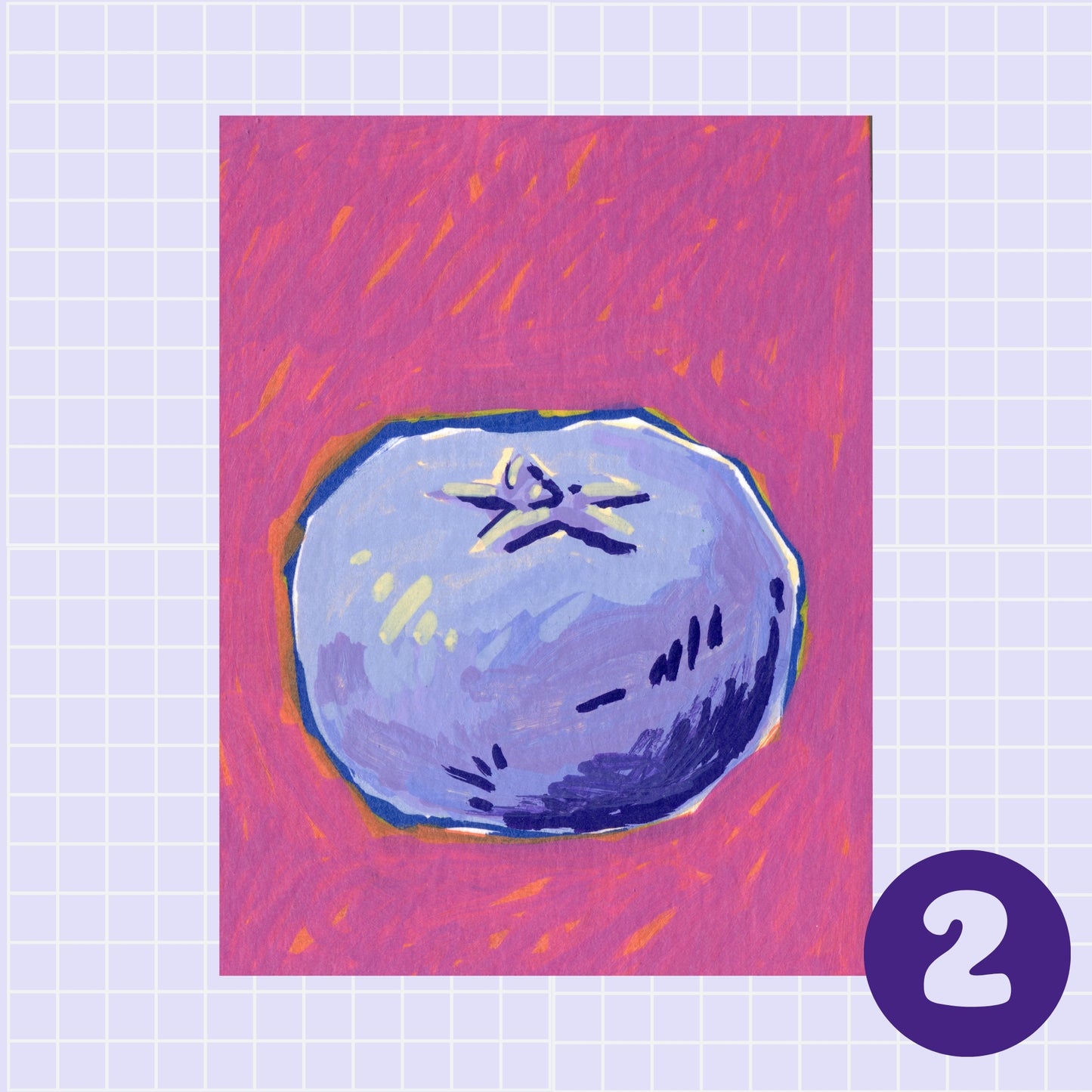 ACEO ORIGINALS - Persimmon Collection - “Sim”