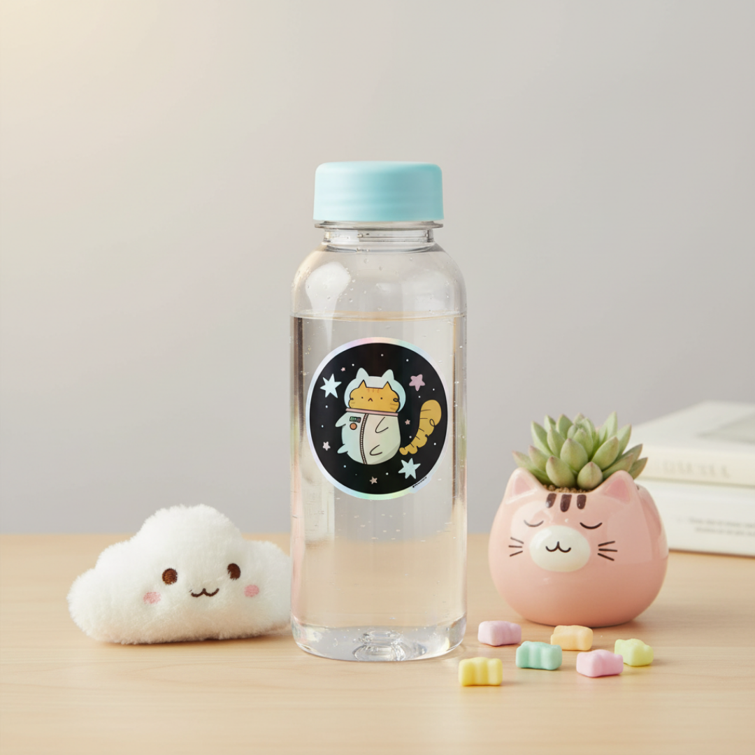 Catstronaut Holographic Sticker