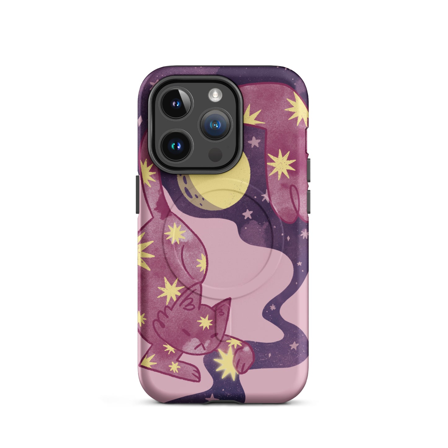 Starry Cat MagSafe® tough case for iPhones