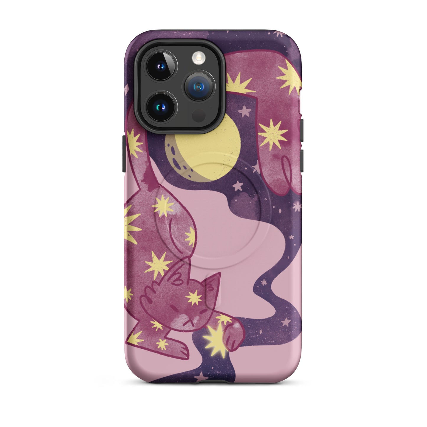 Starry Cat MagSafe® tough case for iPhones