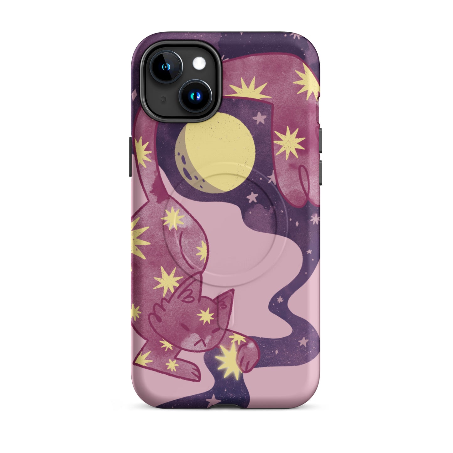 Starry Cat MagSafe® tough case for iPhones
