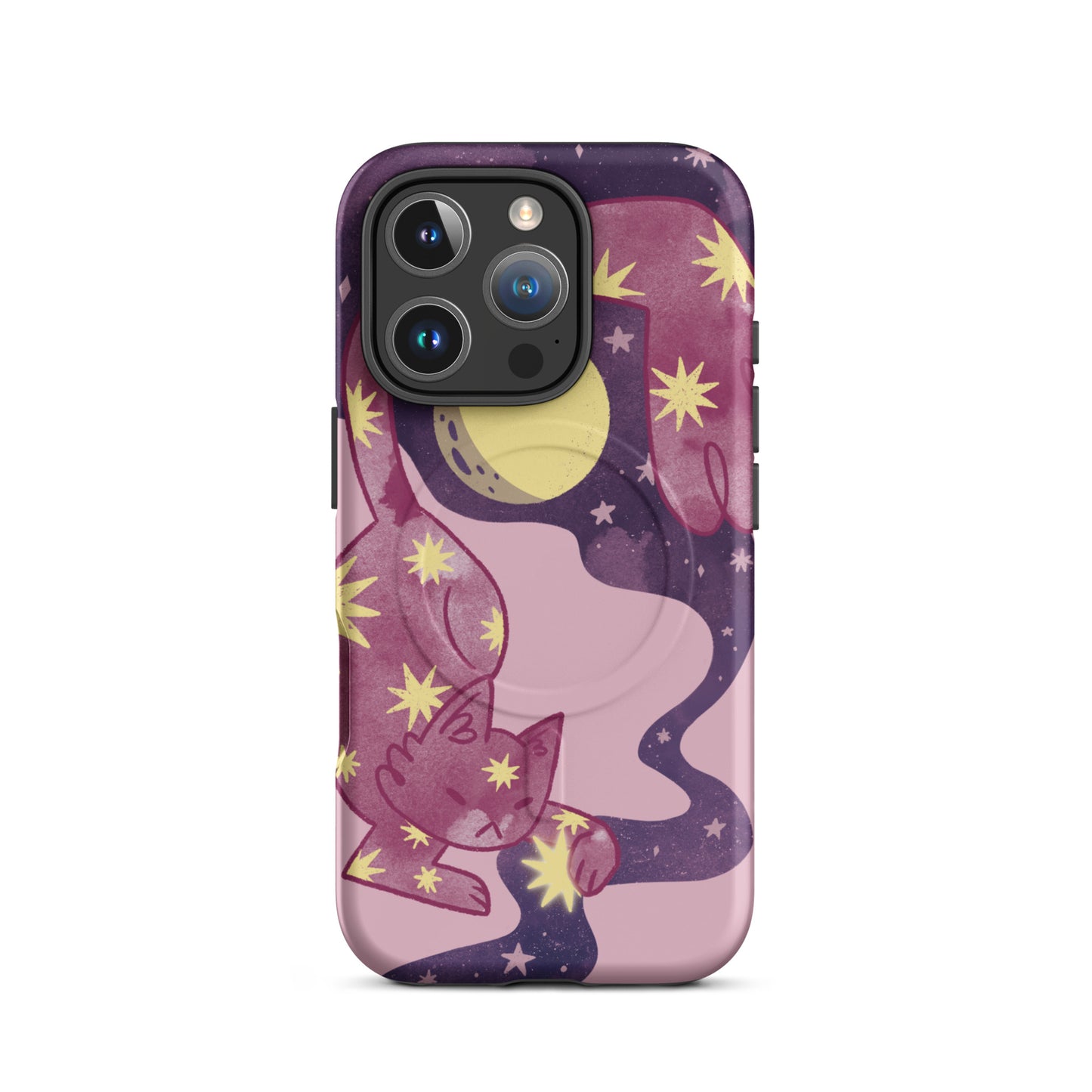 Starry Cat MagSafe® tough case for iPhones