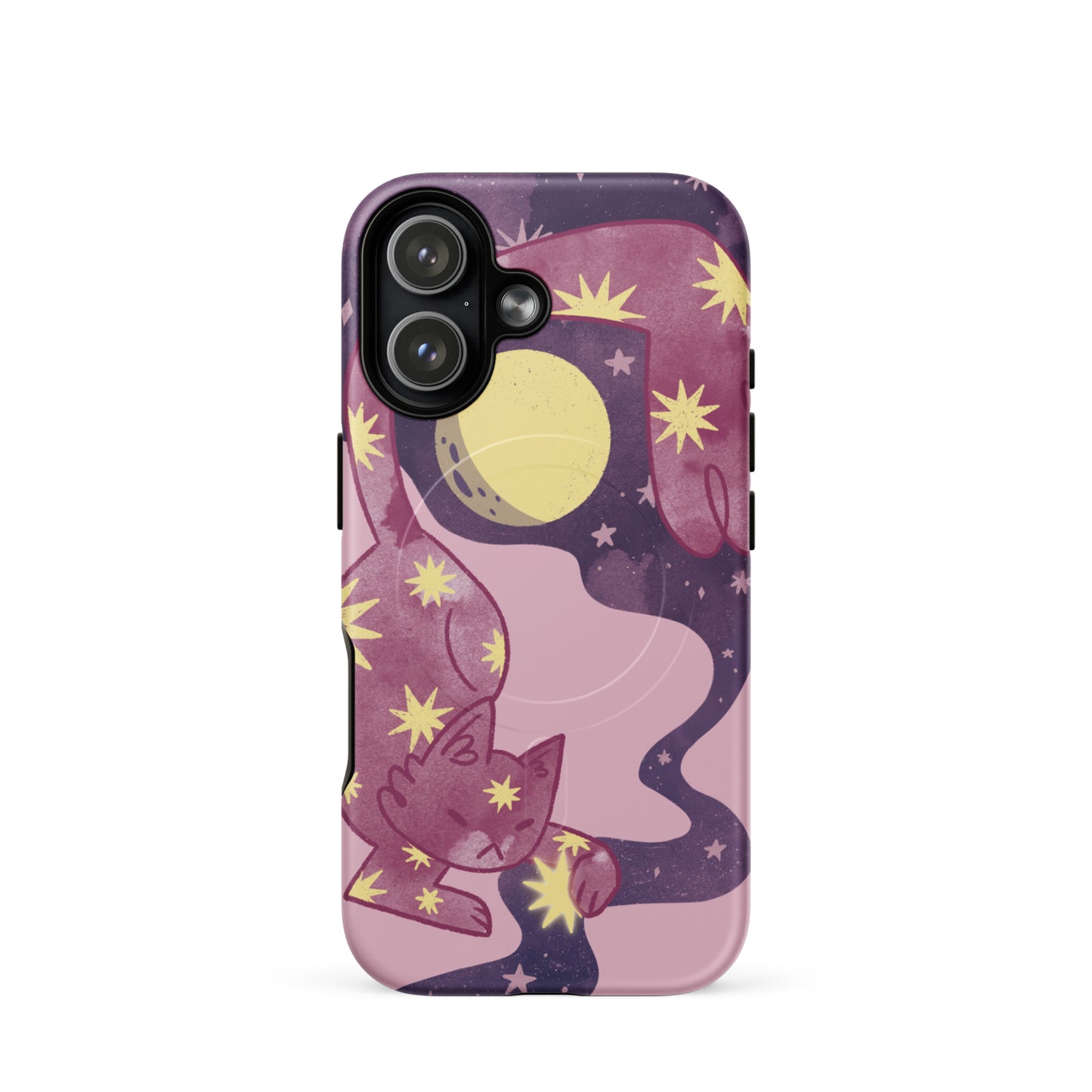 Starry Cat MagSafe® tough case for iPhones