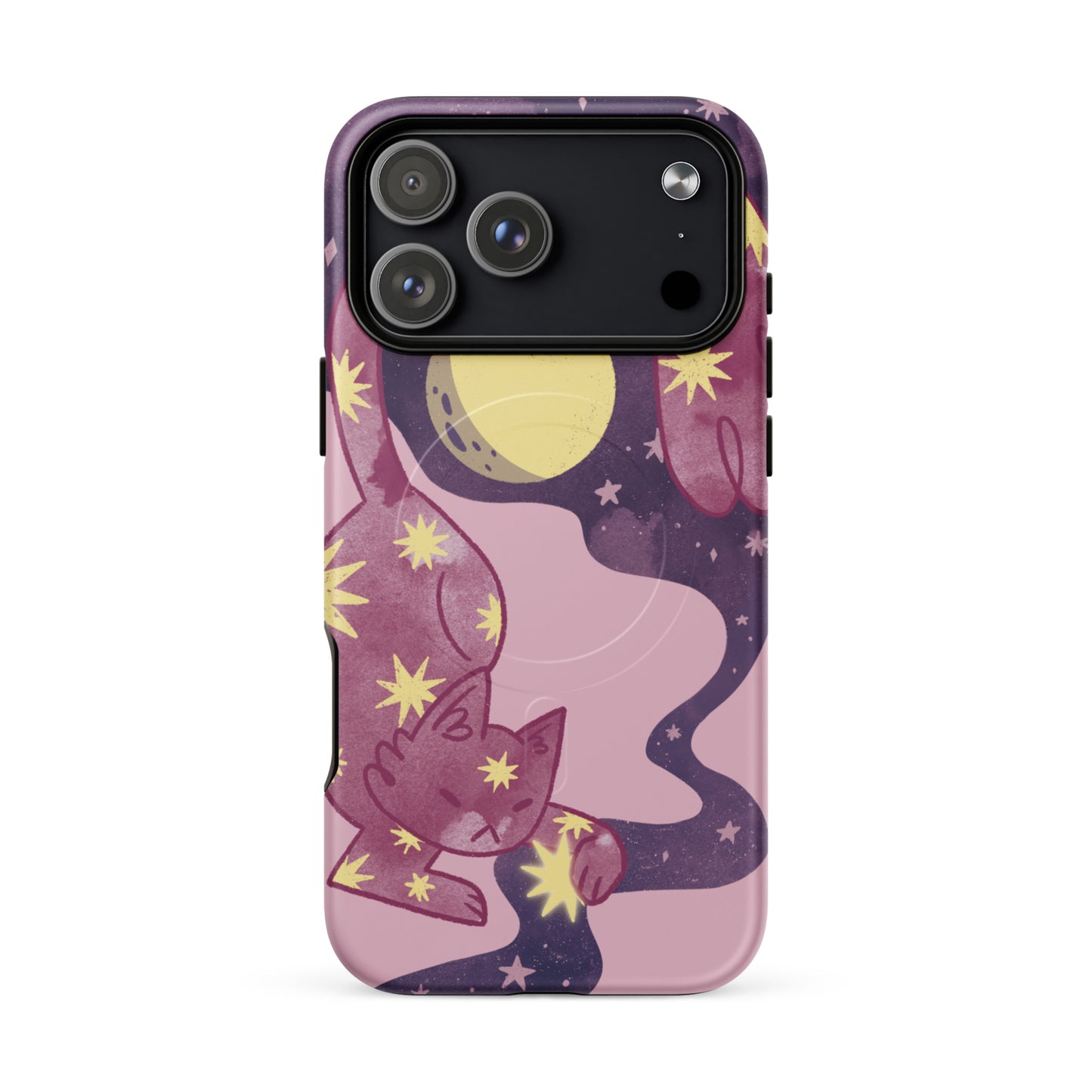 Starry Cat MagSafe® tough case for iPhones
