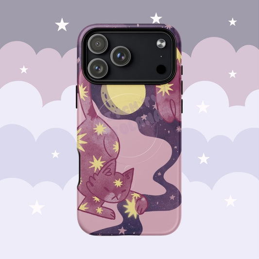 Starry Cat MagSafe® tough case for iPhones
