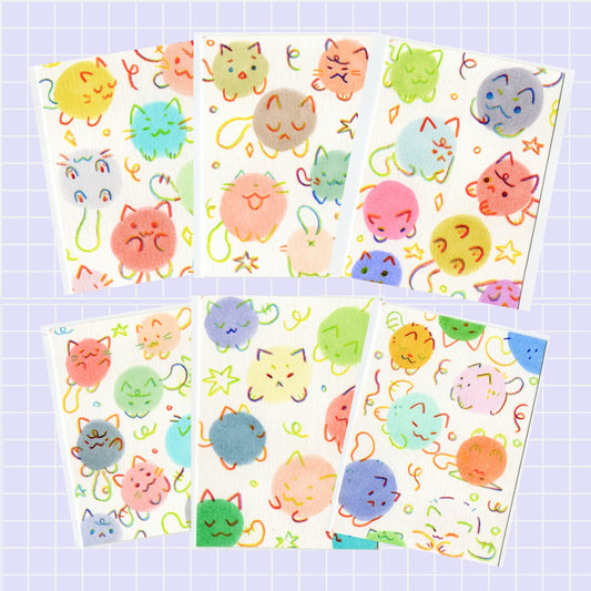 ACEO ORIGINALS - Swatch Cat Collection